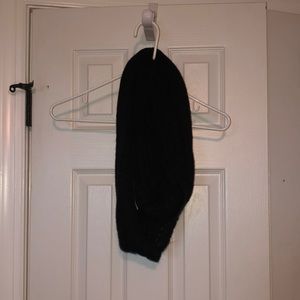 Black infinity scarf